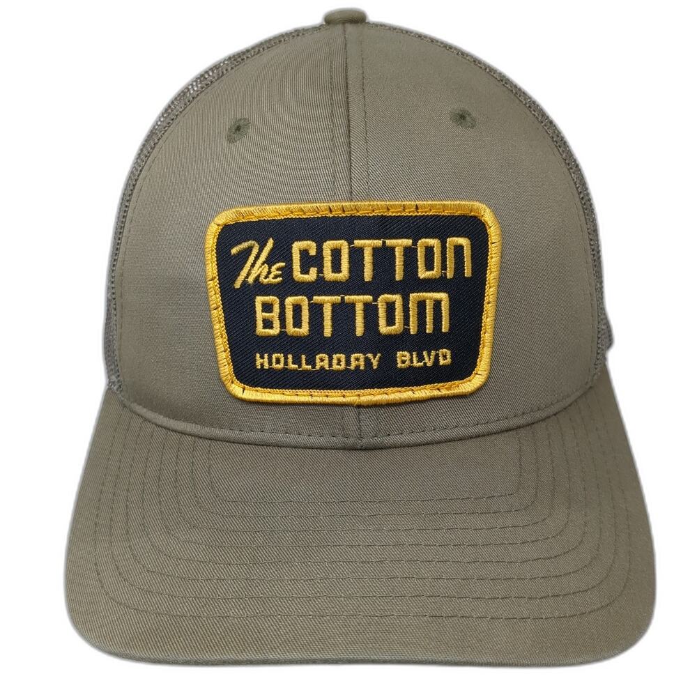 The Cotton Bottom Holladay Blvd Snapback Trucker Hat Green One Size Richardson